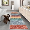 Boho Machine Washable Rug for Living Room Modern Non-Slip Rug for Bedroom Traditional Low Pile Indoor Mat for Dining Room - 3 of 4