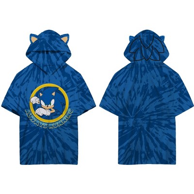 Sonic the Hedgehog Youth Boys Blue Printed Cosplay Hoodie Costume