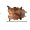 Brown Cowhide Hand Knotted Area Rug - 3 of 4