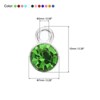 Unique Bargains Metal Bulk Elegant DIY Crafts Jewelry Making Birthstone Pendant 50 Pcs - 2 of 4