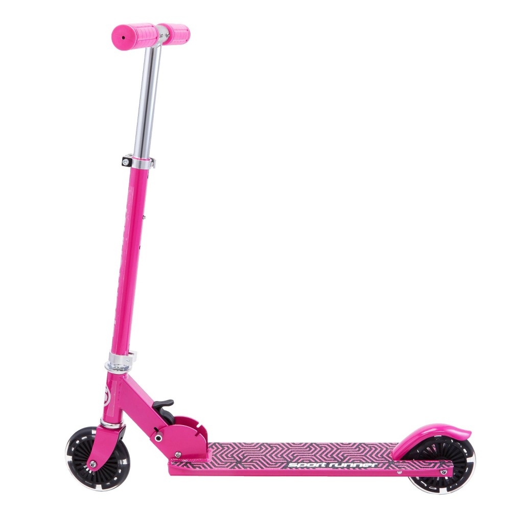 Photos - Scooter Sport Runner Kids' 2 Wheel Kick  with LED Lights - Pink