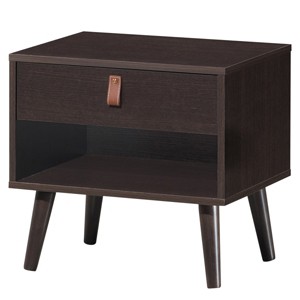 Tangkula Retro Wood Nightstand with Storage Drawer End Table Bedside Table - 1 of 4