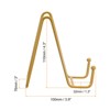 Unique Bargains Iron Durable Rounded Corner Book Decorative Easels or Stands 3 Pcs - 2 of 4