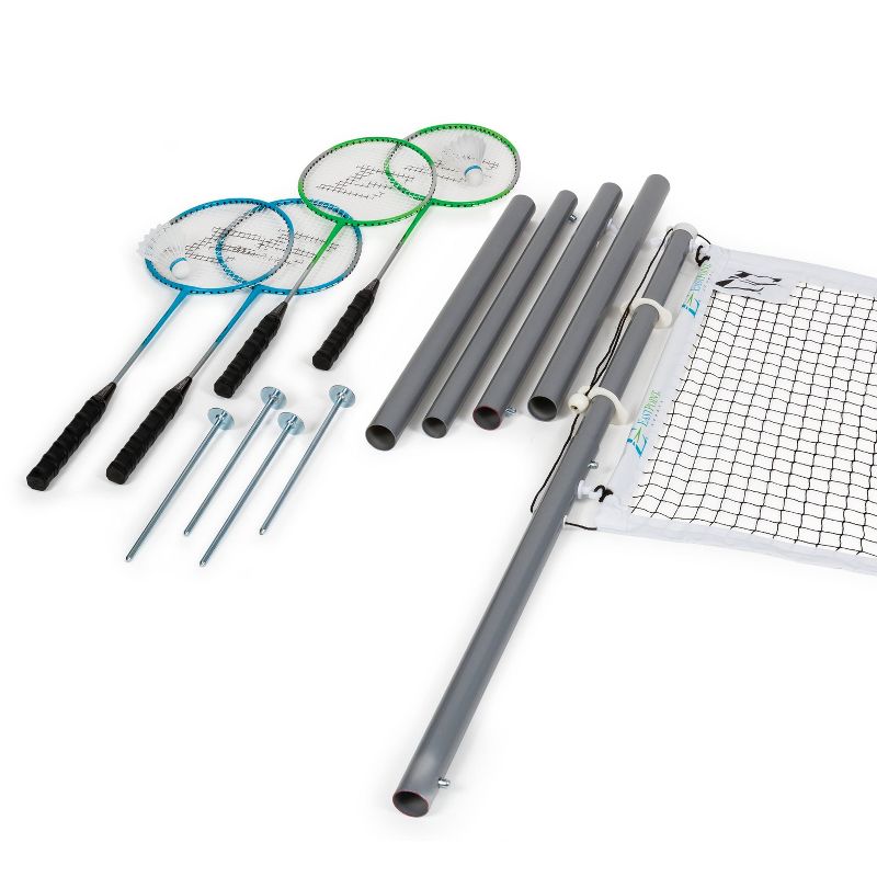 Wild Sports Deluxe Badminton Lawn Sports Set, 1 of 7