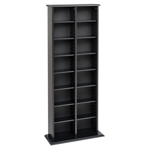 Locking Media Storage Cabinet Black - Prepac : Target