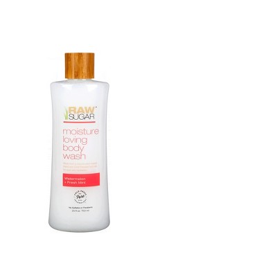 Raw Sugar Moisture Loving Body Wash - Watermelon & Fresh Mint - 25 fl oz