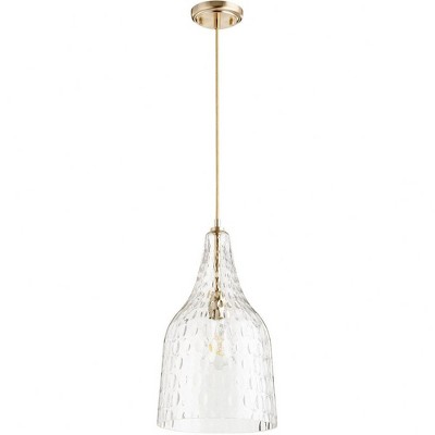 Quorum Lighting 1 - Light Pendant in  Aged Brass