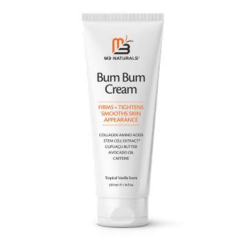 Bum Bum Cream Massaging Lotion for Butt Bust and Body, M3 Naturals, 8 fl oz