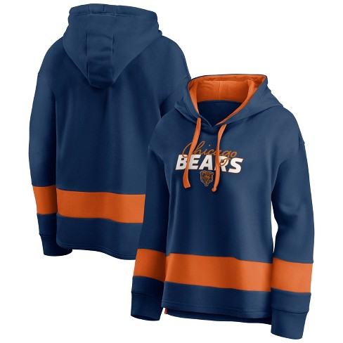 NFL Chicago Bears Women's Halftime Adjustment Long Sleeve Fleece Hooded  Sweatshirt - XL