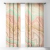 Marta Barragan Camarasa Abstract A sea of dunes I 120" x 50" Single Panel Sheer Window Curtain - Deny Designs - 2 of 4