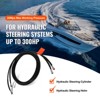 VEVOR Outboard Hose Kit, 20 ft Hydraulic Steering Hose, 2-Piece Leak-Proof TPEE Hydraulic Boat Hoses, Compatible with Marine Hydraulic Outboard - 3 of 4