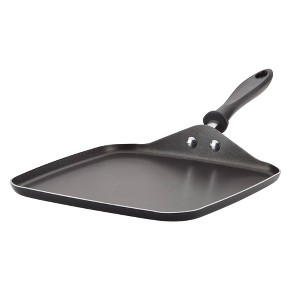 Farberware Reliance 11" Square Aluminum Nonstick Griddle Black: Flat Pan, Pancake & Grill Pan, Dishwasher & Oven Safe - 1 of 4