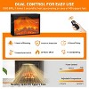 30.28"W Electric Fireplace Remote Control Five Flame Brightness - 4 of 4