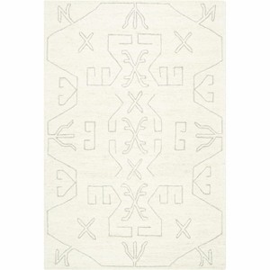 Hauteloom Rectangle Area Rug   Off White - 1 of 4