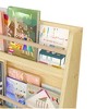 3 Tier Floor Standing Bookshelf, Modern Open Storage Display Bookshelf, Kids Bookcase Storage Organizer For Living Room Kids Room Bedroom Nursery - 4 of 4