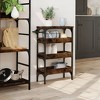vidaXL Kitchen Trolley Smoked Oak 20.9 In.x7.9 In.x29.9 In. Engineered Wood - 3 of 4