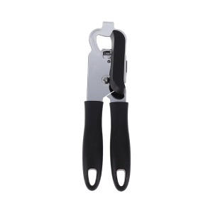 Unique Bargains Tin Opener Kitchen Handheld 3-in-1 Can Opener & Bottle Opener PP Iron Silver Tone Black 2.09"x7.36" 1Pc - 1 of 4