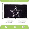 Evergreen Dallas Cowboys 3' x 5' Indoor Outdoor Flag for Home Apartment Dorm Rooms - 3 of 4