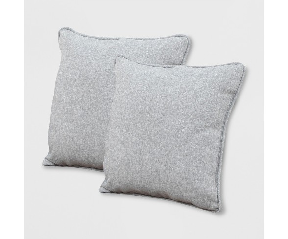 Rolston 2pk Outdoor Accent Pillows Gray - Grand Basket