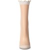 Memoi Women's Lettuce-Edge Silky Sheer Crew Sock - 2 of 4