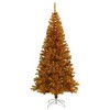 vidaXL Artificial Christmas Tree with Stand Gold 6 ft PET - 2 of 4