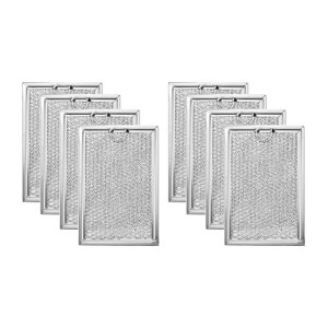 Nispira Replacement Microwave Range Hood Grease Filter Compatible With Frigidaire 5304464105, 8 Filters - 1 of 3