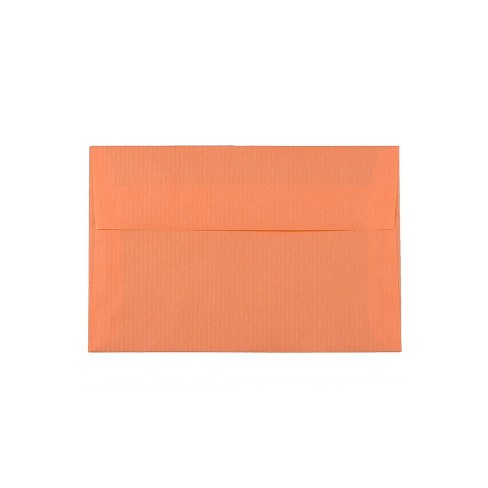 A6 Invitation Envelopes (4 3/4 x 6 1/2) - Recycled Mandarin Orange