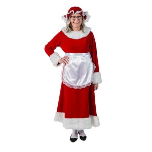 Halco Women's Mrs. Claus Regal Velvet Dress Costume - 1 of 1