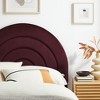 Modway Solana Arched Performance Velvet Twin Headboard by Modway - VERSATILE TWIN SIZE HEADBOARD - Whether used in a kids' room, dorm, or guest bedroo - 4 of 4