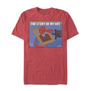 Men's Marvel Spider-Man Story of Life T-Shirt - 1 of 4