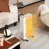 Costway 1500W Oil Filled Space Heater Electric Oil Radiant Heater w/ Safety Protection - 3 of 4