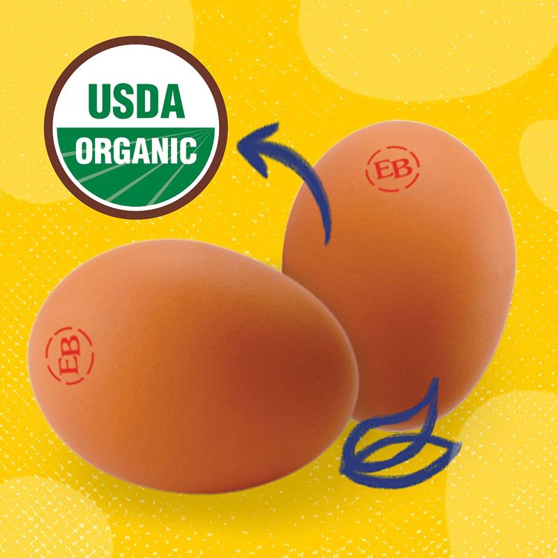Eggland's Best Organic Grade A Large Brown Eggs - 12ct, 4 of 14