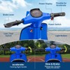 Jojoka 24V Electric Moped Scooter 350W Ride on Motorcycle For Big Kids w/ Rear Brake,Twist Grip Throttle & LED Light,Max 14MPH - 4 of 4