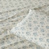 Lush Décor Queen 4pc Rose Garden Cotton Sheet Set Blue - 4 of 4