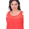 Women's Plus Size Cut Out Shoulder Bexley Tunic Top - White Mark - 2 of 3