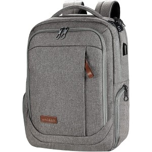 Paaaawaters Laptop Backpack Large Computer Backpack Fits up to 17.3 Inch Laptop with USB Charging Port Water - 1 of 4