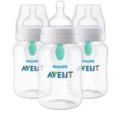 Philips Avent 3pk Anti-Colic Bottle with AirFree Vent - Clear - 9oz