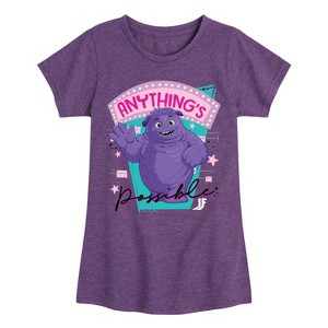 Girls' - IF Movie - Anything's Possible Fitted Short Sleeve Graphic T-Shirt - 1 of 4