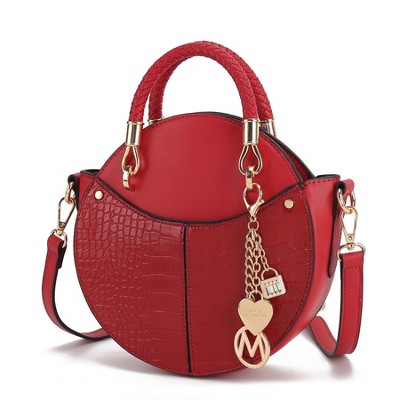 MKF Collection Nobella Women’s Crossbody Bag Croc-Embossed by Mia K