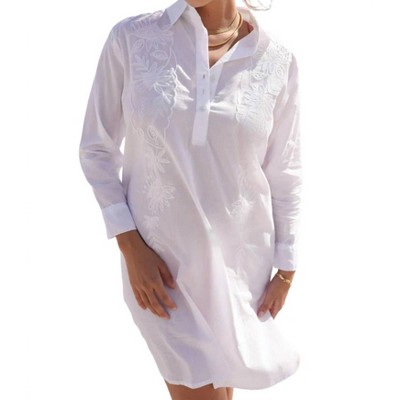Women's Penny Shirt Tunic Top - Debbie Katz