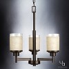 Urban Ambiance Luxury Contemporary Chandelier,  19.625"H x 17"W,  Olde Bronze Finish, UHP2016 - 3 of 4