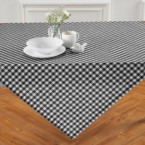Solino Home Linen Gingham Check Table Throw - 1 of 4