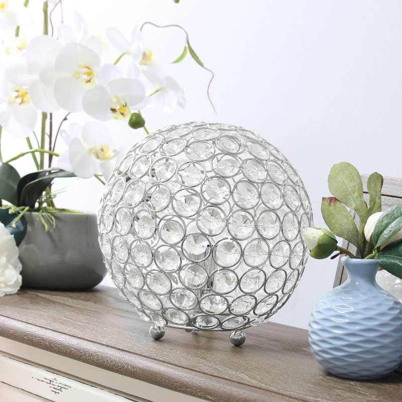 Crystal Ball Sequin Table Lamp - Elegant Design, 4 of 10