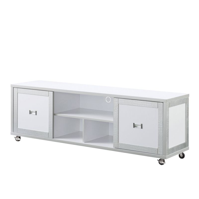 Pierre TV Stand for TVs up to 60&#34; Winter White - HOMES: Inside + Out, 4 of 8