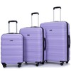 3 Piece Luggage Set,Hardshell Suitcase Set with Spinner Wheels & TSA Lock, Expandable Lightweight Carry On Luggage Suitcase - 2 of 4