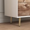 PAGED Dresser for Bedroom 3 Drawers Dresser with Handles and Wooden Legs for Living Room - 3 of 4