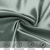 PiccoCasa Body Soft Silky Satin Smooth Machine Washable Envelope Closure Pillowcases 1Pc - 3 of 4