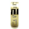 Slickblue Men’s Stainless Steel Ring, IP Gold Finish, Clear AAA CZ Stone, Modern Fashion Band, Sizes 8-13 - 4 of 4