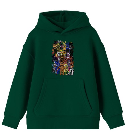 Five Nights At Freddy s Character Group Art Boy s Forest Green