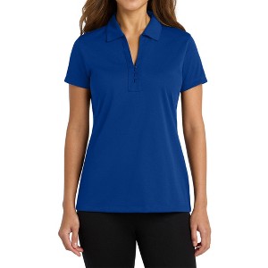 Mafoose Women's Tech Pique UV Protection Moisture-Wicking Polo T-shirt - 1 of 4